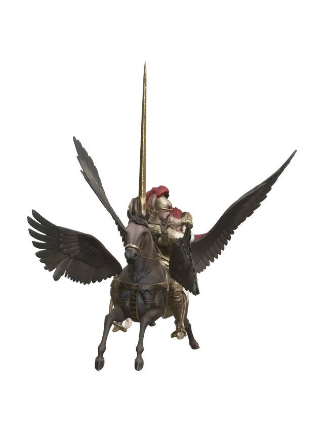 Stylized Hippogriff - Stylizedcreature AI 생성 3D 모델
