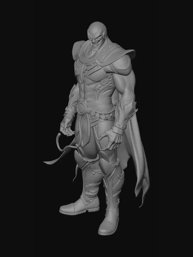 3D model for doom combinado con thanos conbinado con venom y combinado con deooplele