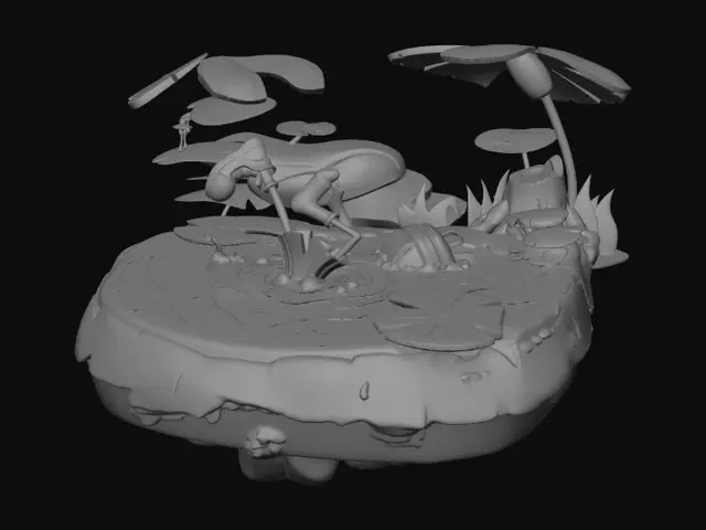 3D model for With colors with animations