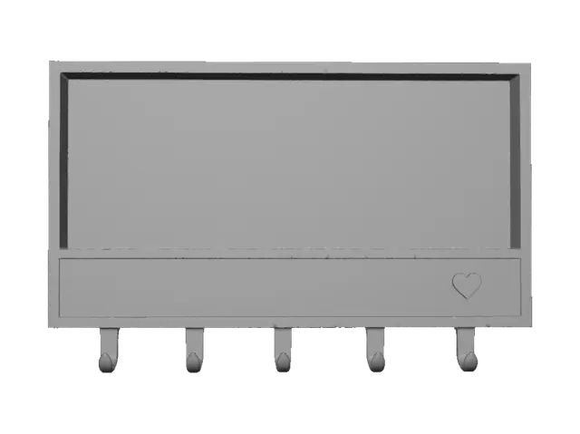 3D model for Heart on the Coat Rack