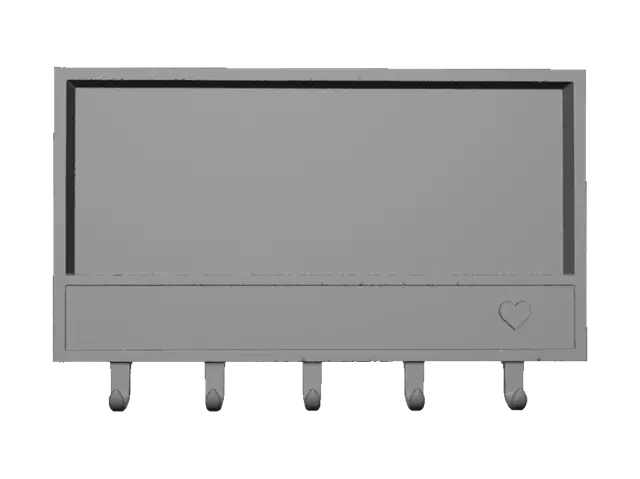 3D model for Heart on the Coat Rack