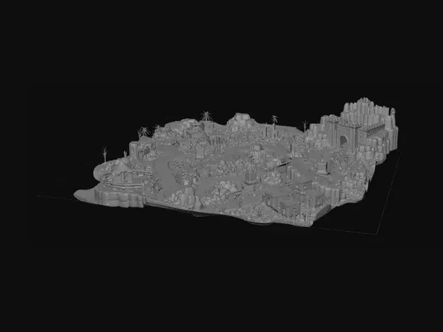 3D model for Desert Citadel