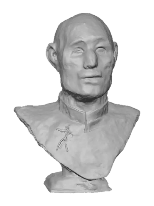 3D model for Bronze Bust of a Man