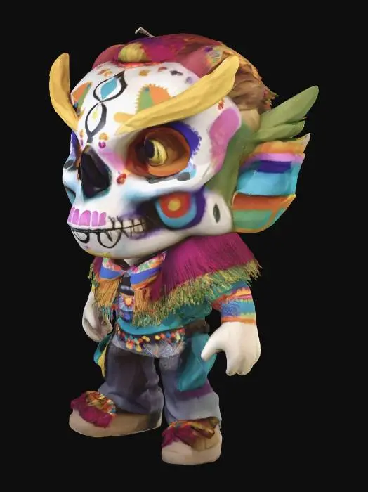 3D model for Fiesta Skull Kid