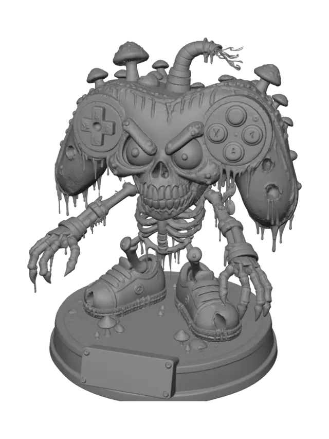 3D model for Cursed Controller Skull