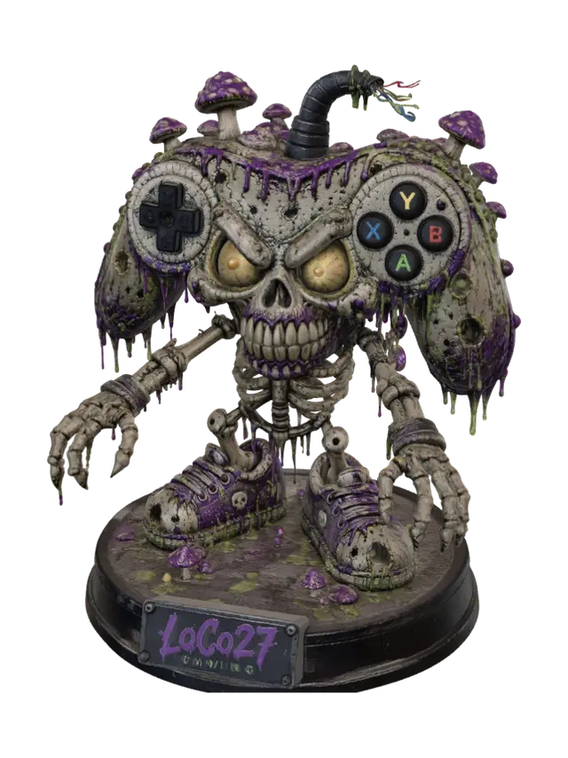 3D model for Cursed Controller Skull