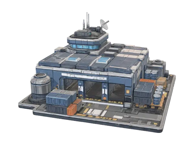 3D model for Quantum Logistics Hub