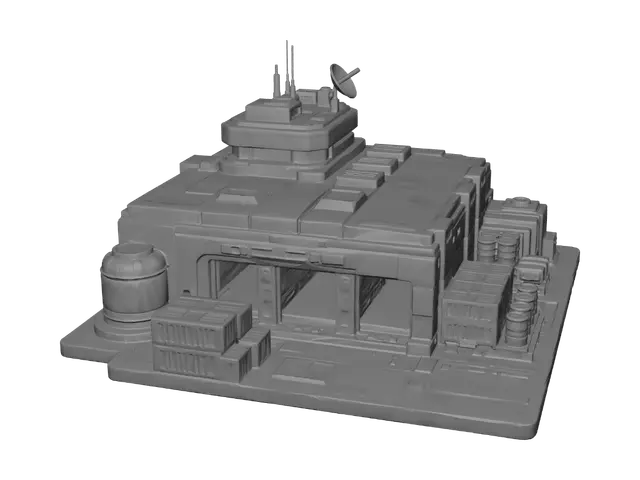 3D model for Quantum Logistics Hub