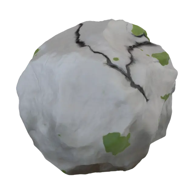 3D model for большой камень с плесенью