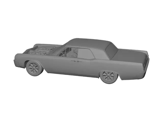 3D model for Black Beauty at the Park Car Show