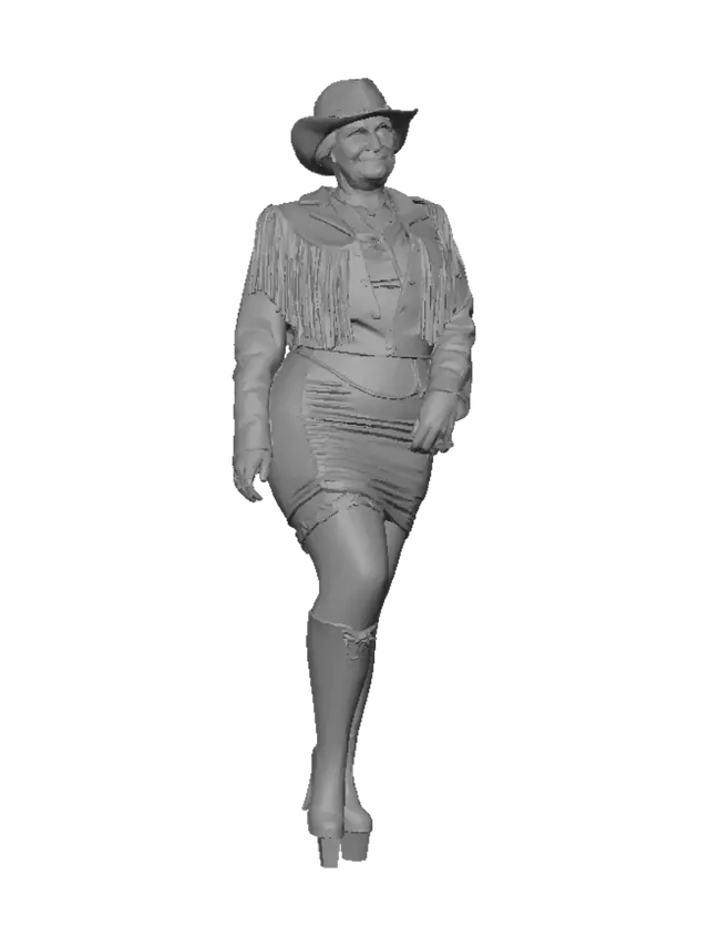 3D model for Fringe and Velvet Cowgirl