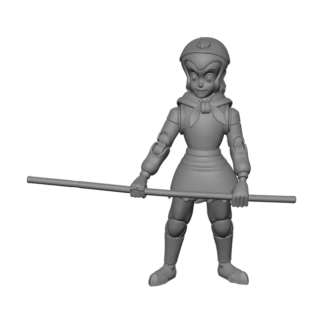 3D model for Low-Poly Monkeyking