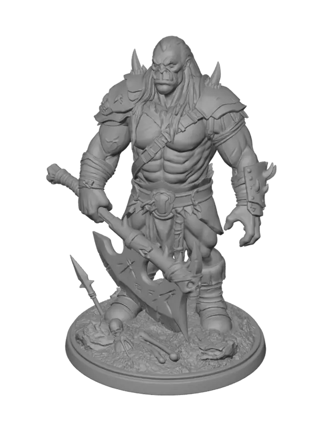 3D model for Frostbound Warlord