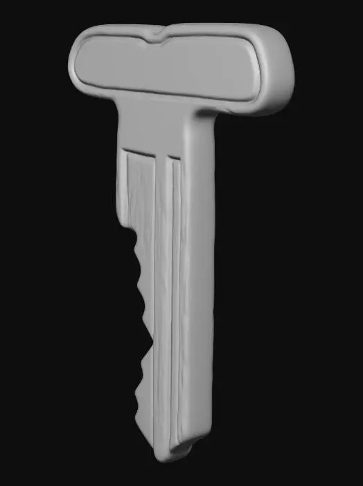 3D model for Brass Key Close-Up
