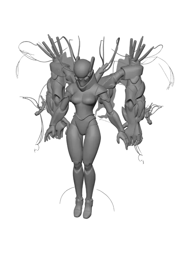 3D model for Empress of the Machines