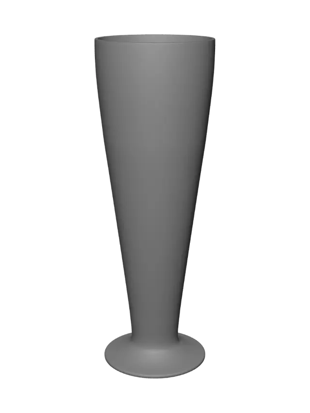 3D model for A product shot of a layered latte in a tall glass