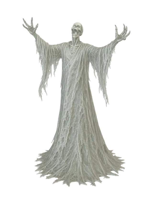 banshee - Paranormal 3D model, vytvořený pomocí AI