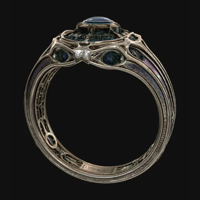 3D model for Celestial Lattice Ring