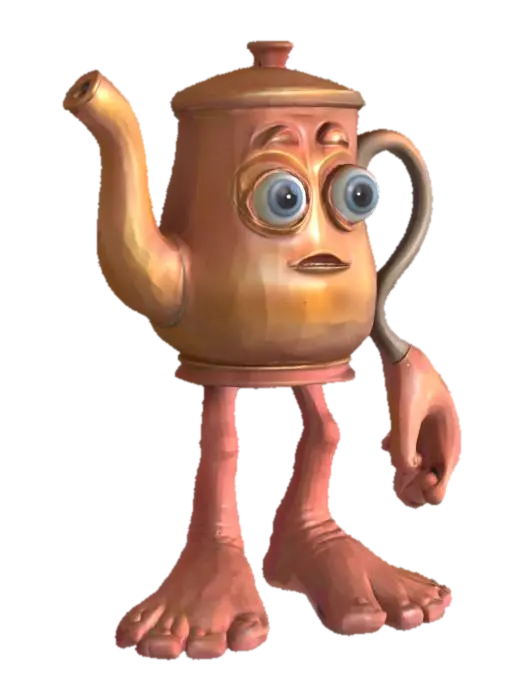 Teapot Buddy - Italianbrainrot 3D model, vytvořený pomocí AI