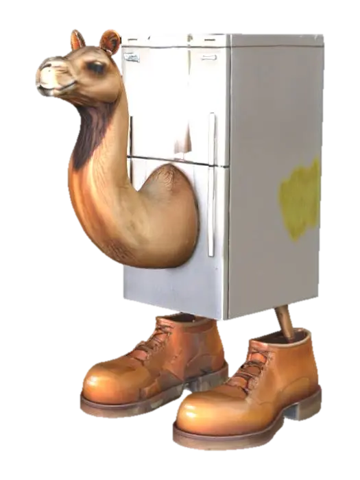 Camel Cooler - Italianbrainrot 3D model, vytvořený pomocí AI