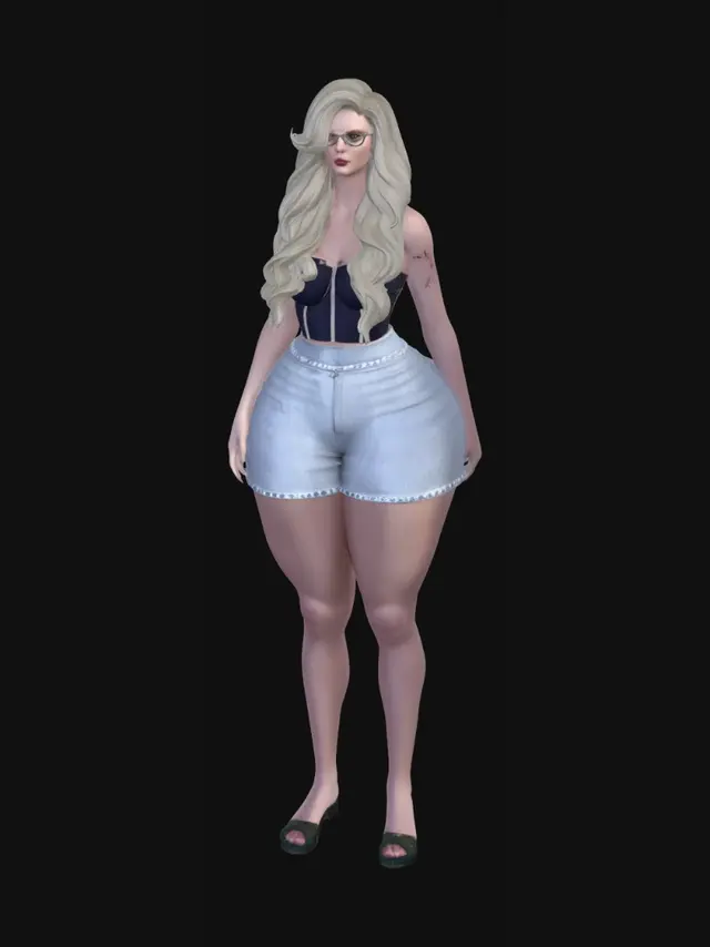 3D model for Denim Dream