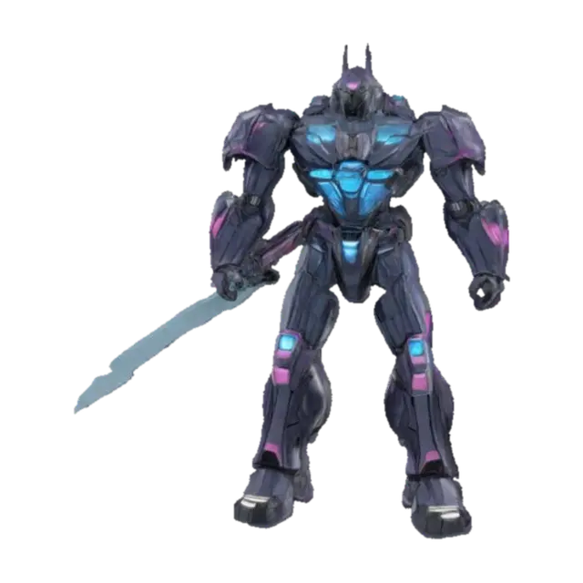 Intergalactic Sentinel 3D model, vytvořený pomocí AI