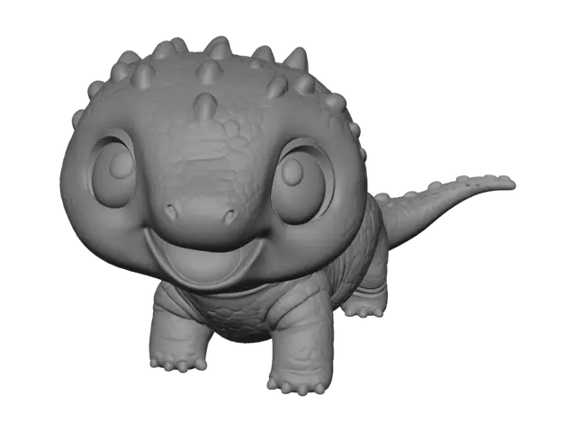 3D model for Blue Dino on the Sand