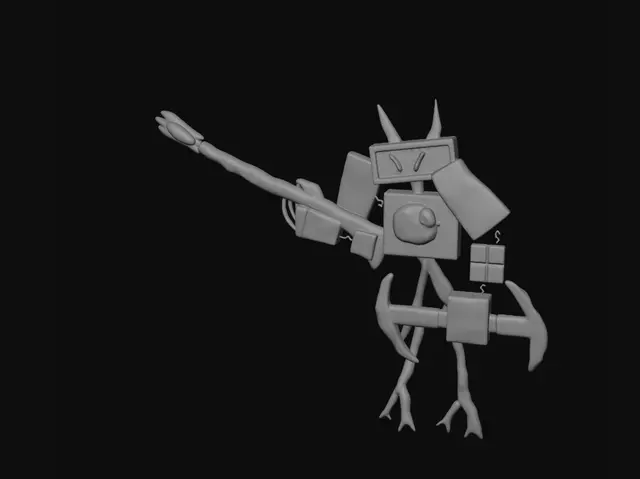 3D model for Crimson Embermech