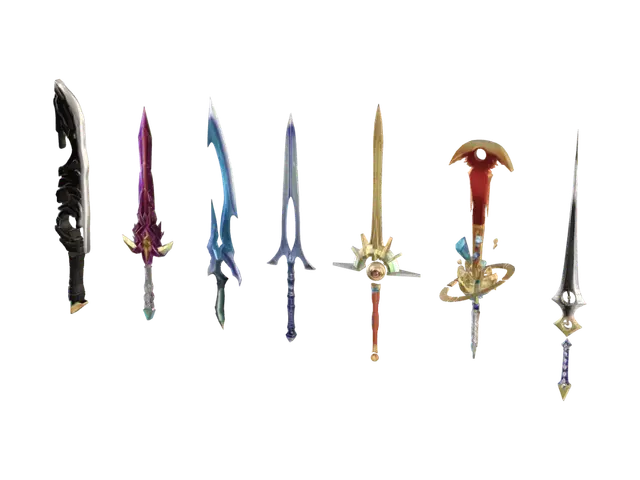Swords Group - Elementals AI 생성 3D 모델