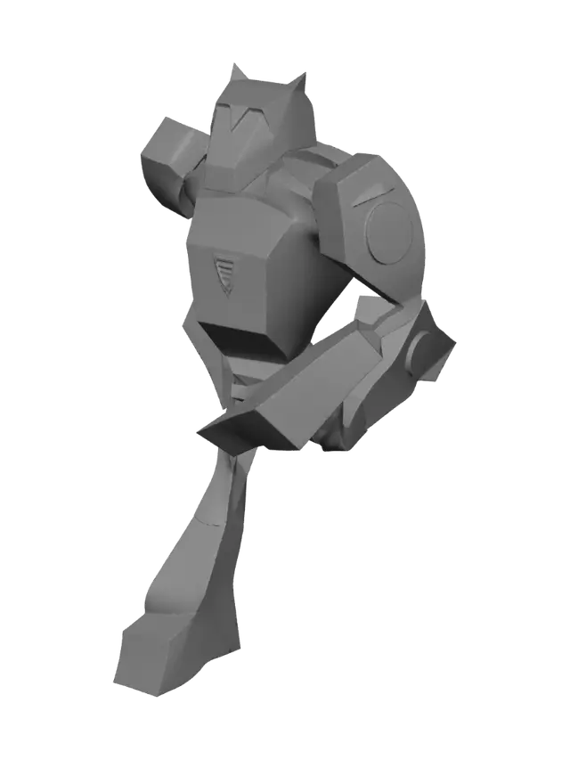 3D model for Golden Autobot