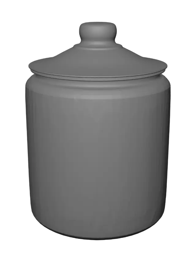 3D model for Chocolate Chip Cookies in a Jar