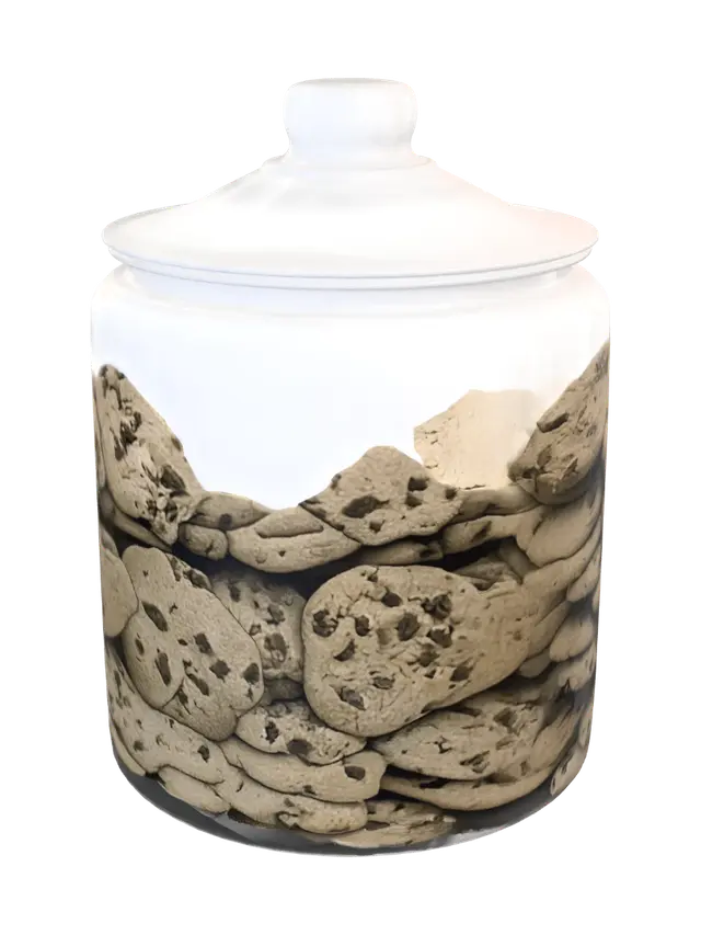 3D model for Chocolate Chip Cookies in a Jar