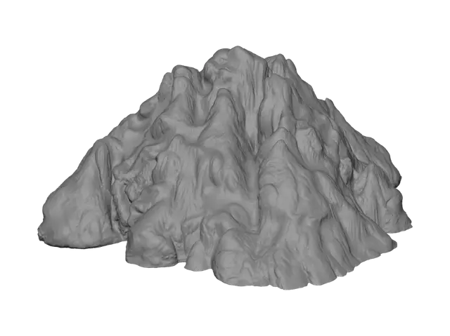 3D model for Emerald Peak Island