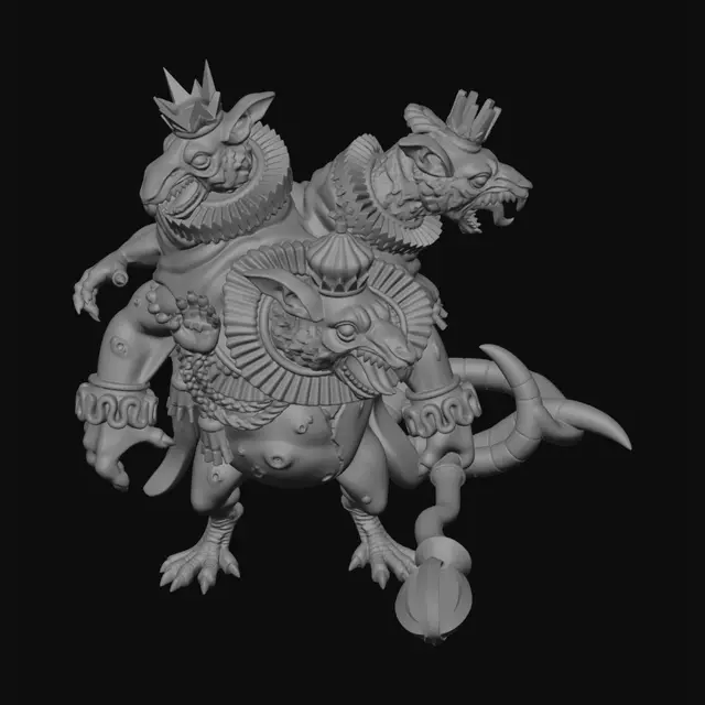 3D model for Triple Crown Wyrm