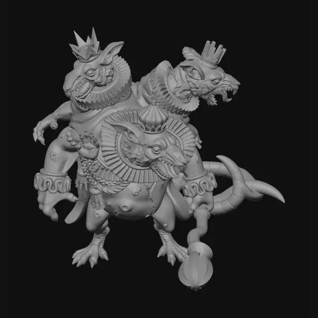 3D model for Triple Crown Wyrm