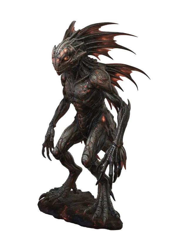 3D model for Emberclad Wyrm