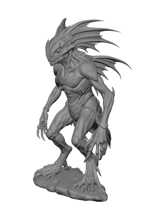 3D model for Emberclad Wyrm