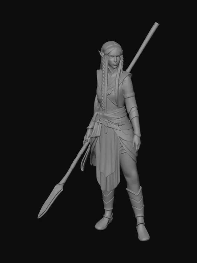3D model for Emberwind Archer