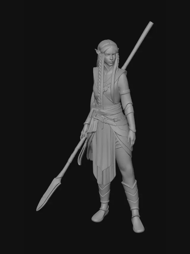 3D model for Emberwind Archer