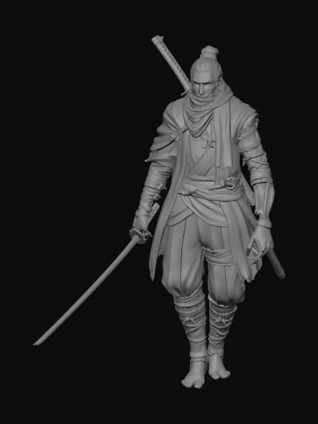 3D model for Mistbound Ronin