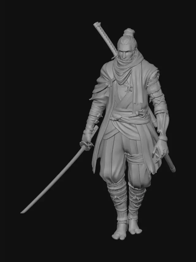 3D model for Mistbound Ronin