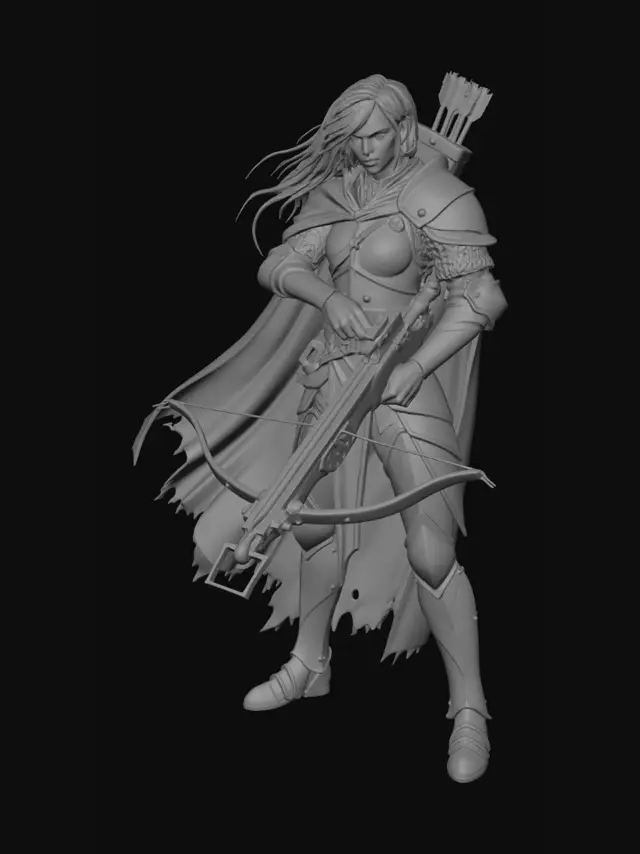3D model for Verdant Arbalist