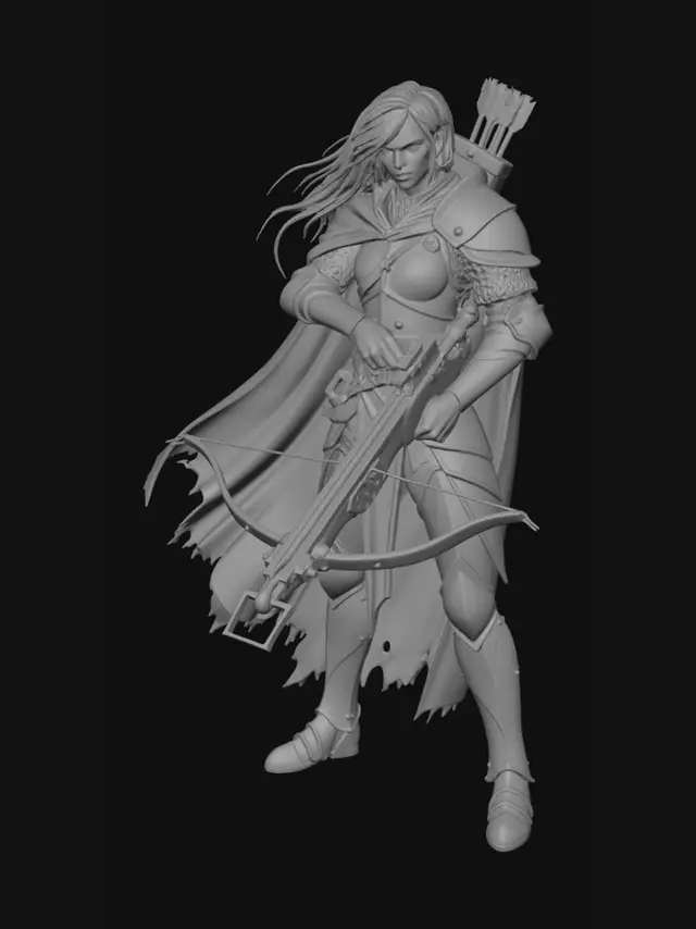 3D model for Verdant Arbalist