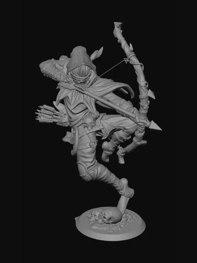 3D model for Bonebound Archer