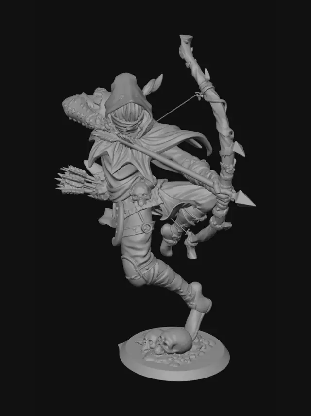 3D model for Bonebound Archer