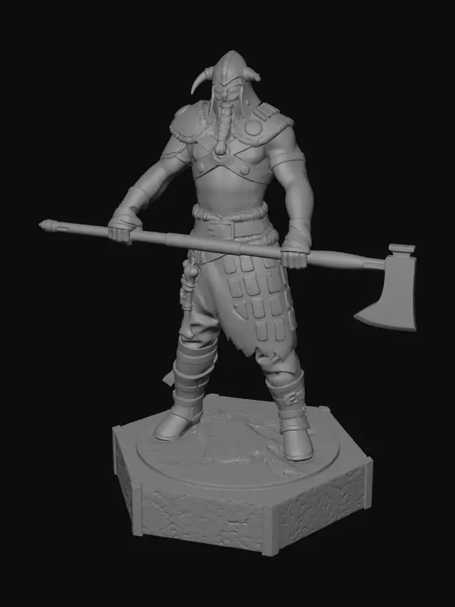 3D model for Bonebound Berserker