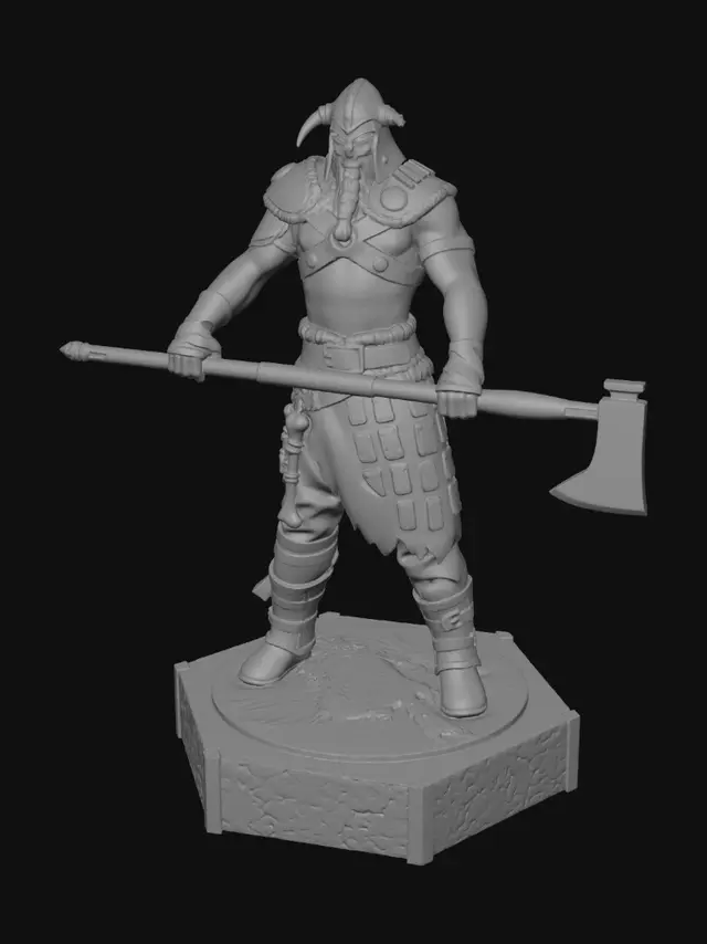 3D model for Bonebound Berserker
