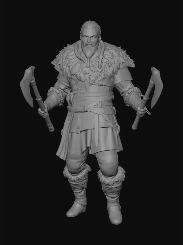 3D model for Berserker of the North