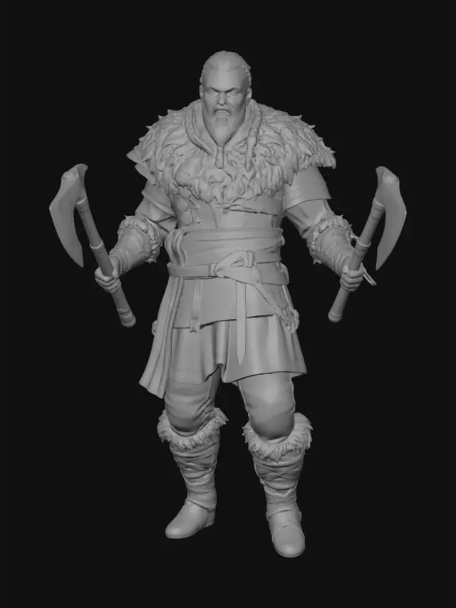 3D model for Berserker of the North