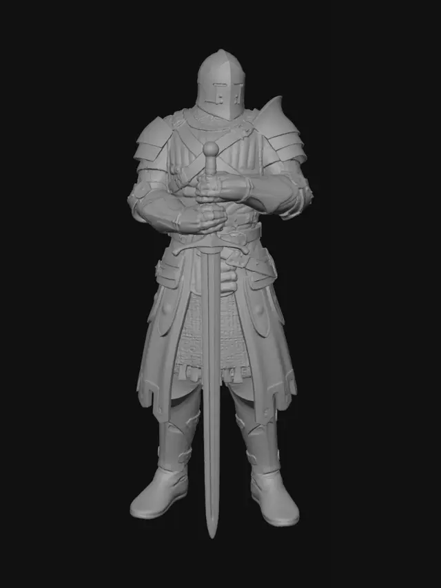 3D model for Ironbound Knight